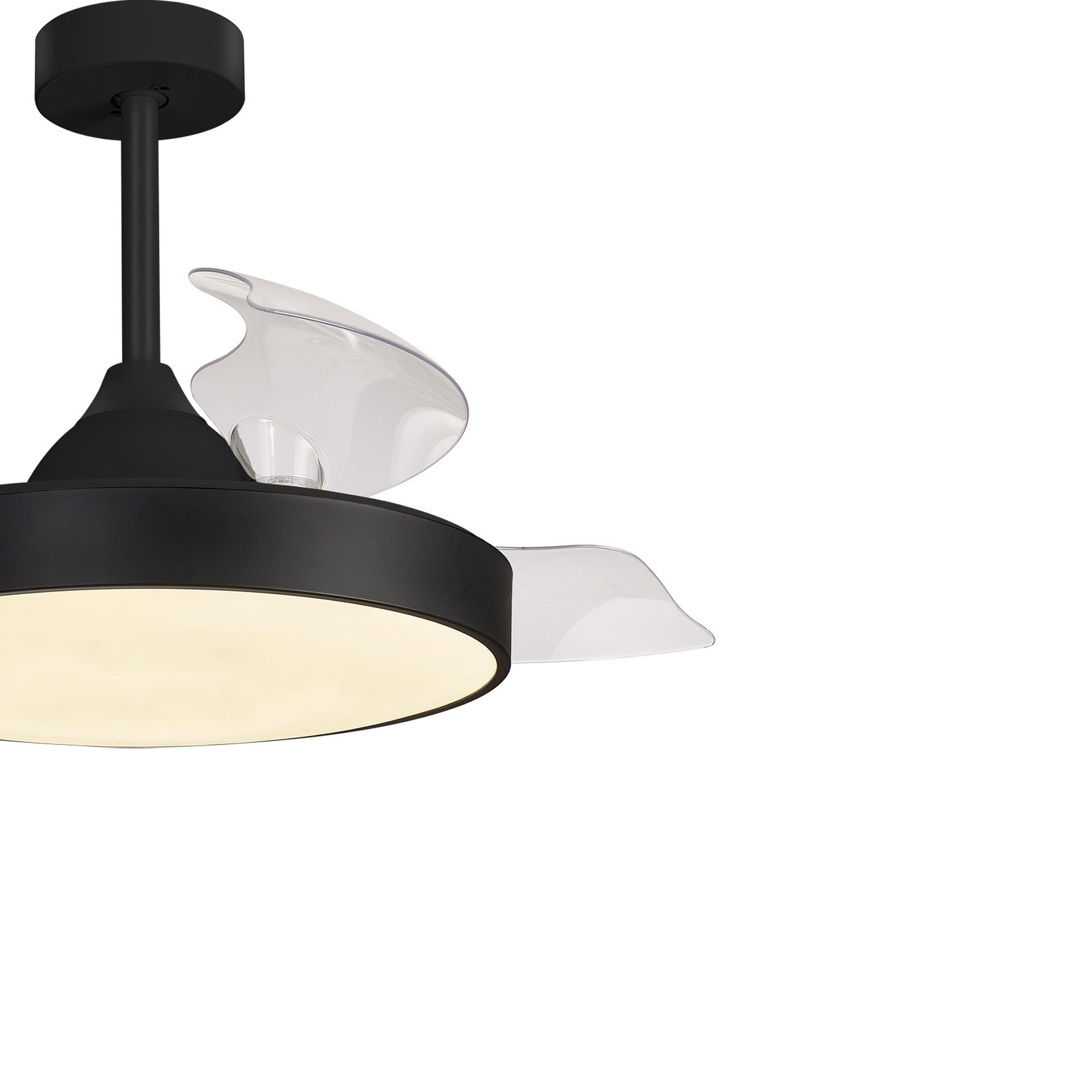 ALASKA * Ventilador Negro LED 50W-2700K-5000K