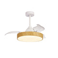 ALASKA MINI * Ventilador Blanco/madera LED 45W-2700K-5000K