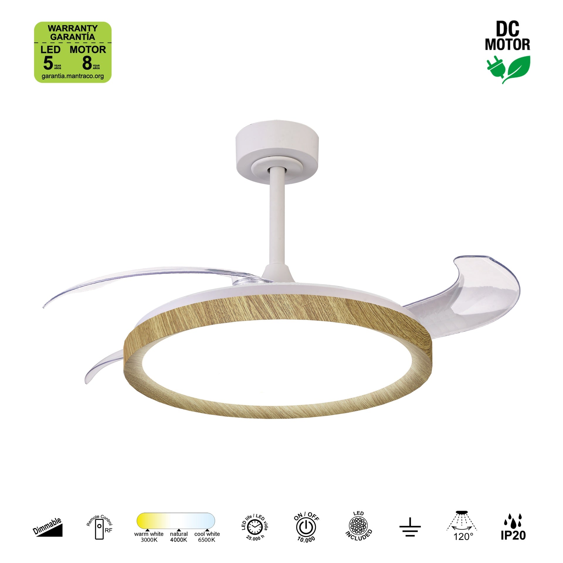 MISTRAL FAN * Plafon / Ventilador - Madera
