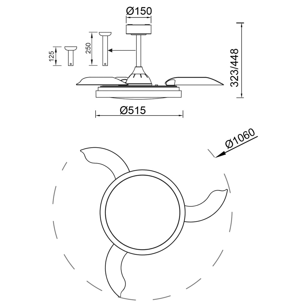 MISTRAL FAN * Plafon / Ventilador - Madera