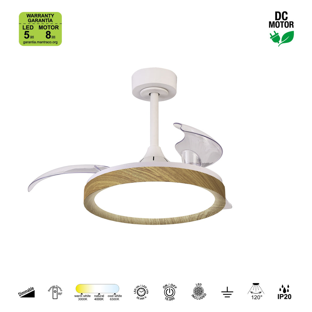 MISTRAL MINI FAN * Plafon / Ventilador - Madera