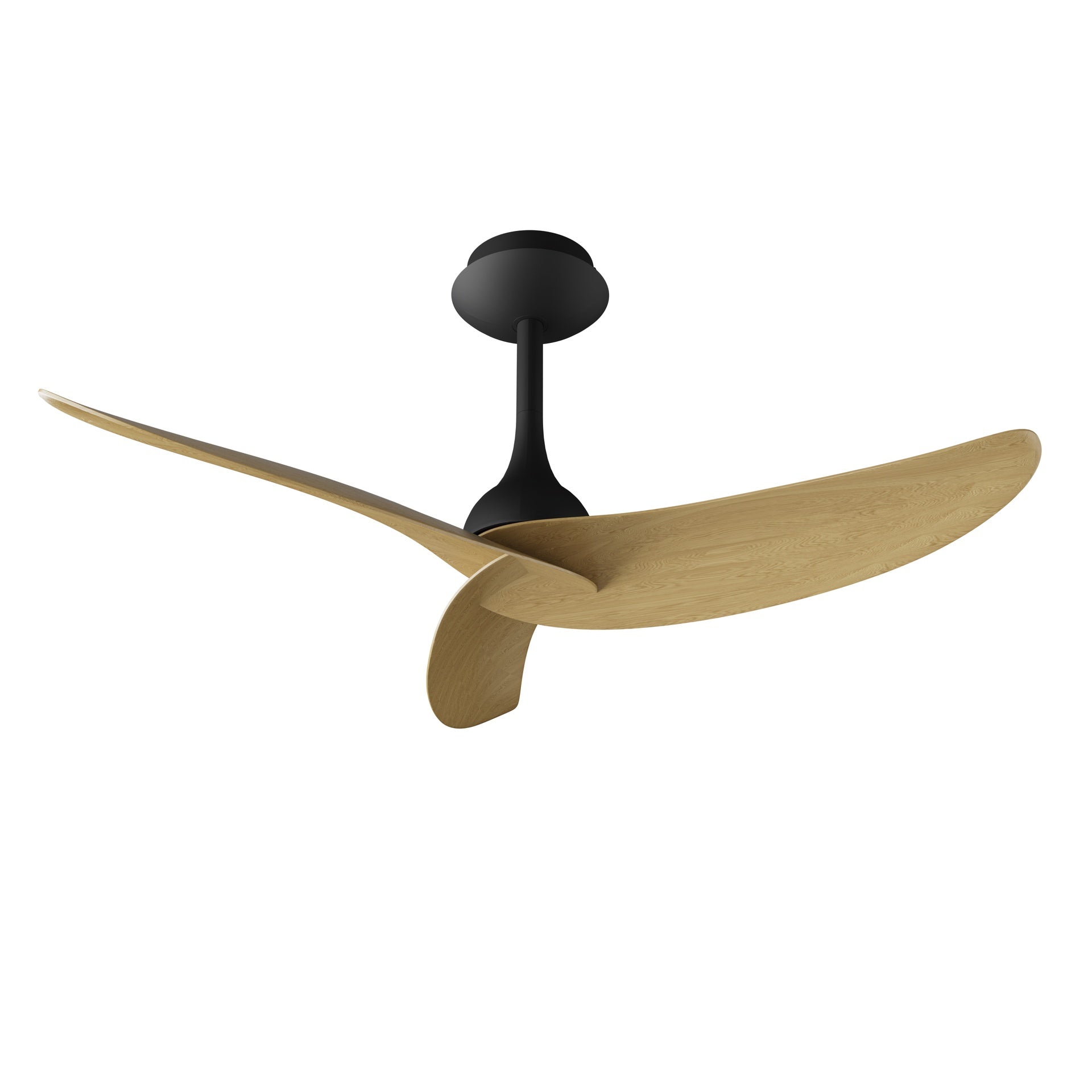 IPANEMA * VENTILADOR - NEGRO+MADERA - 3 PALAS