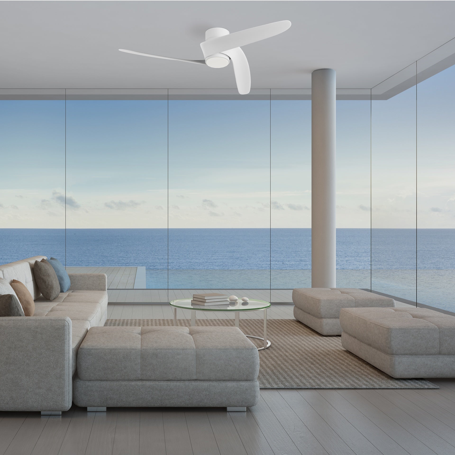 GROENLAND S* PLAFON / VENTILADOR - BLANCO