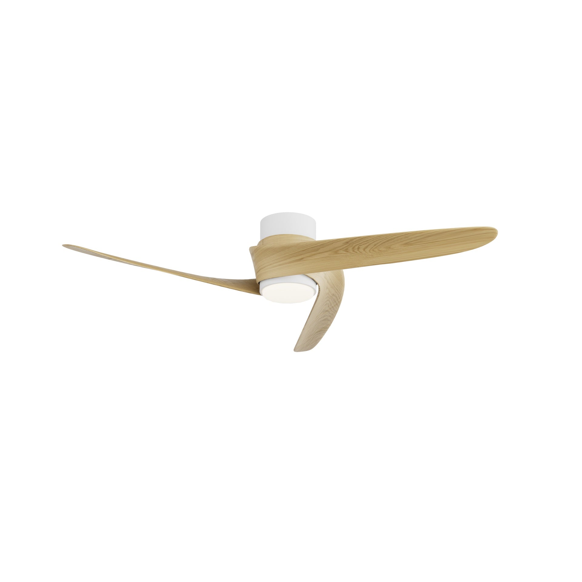 GROENLAND S* PLAFON / VENTILADOR - BLANCO/MADERA