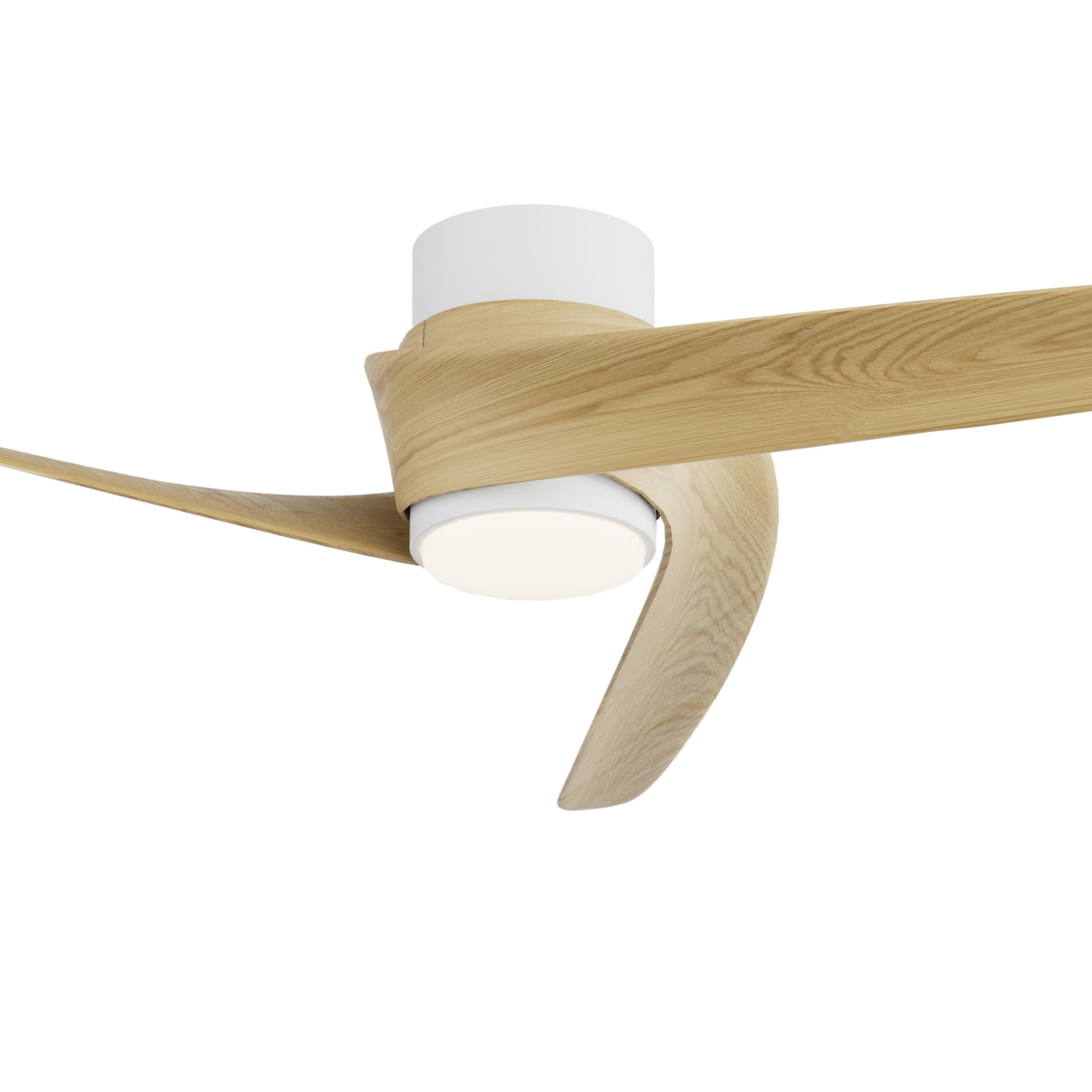 GROENLAND S* PLAFON / VENTILADOR - BLANCO/MADERA