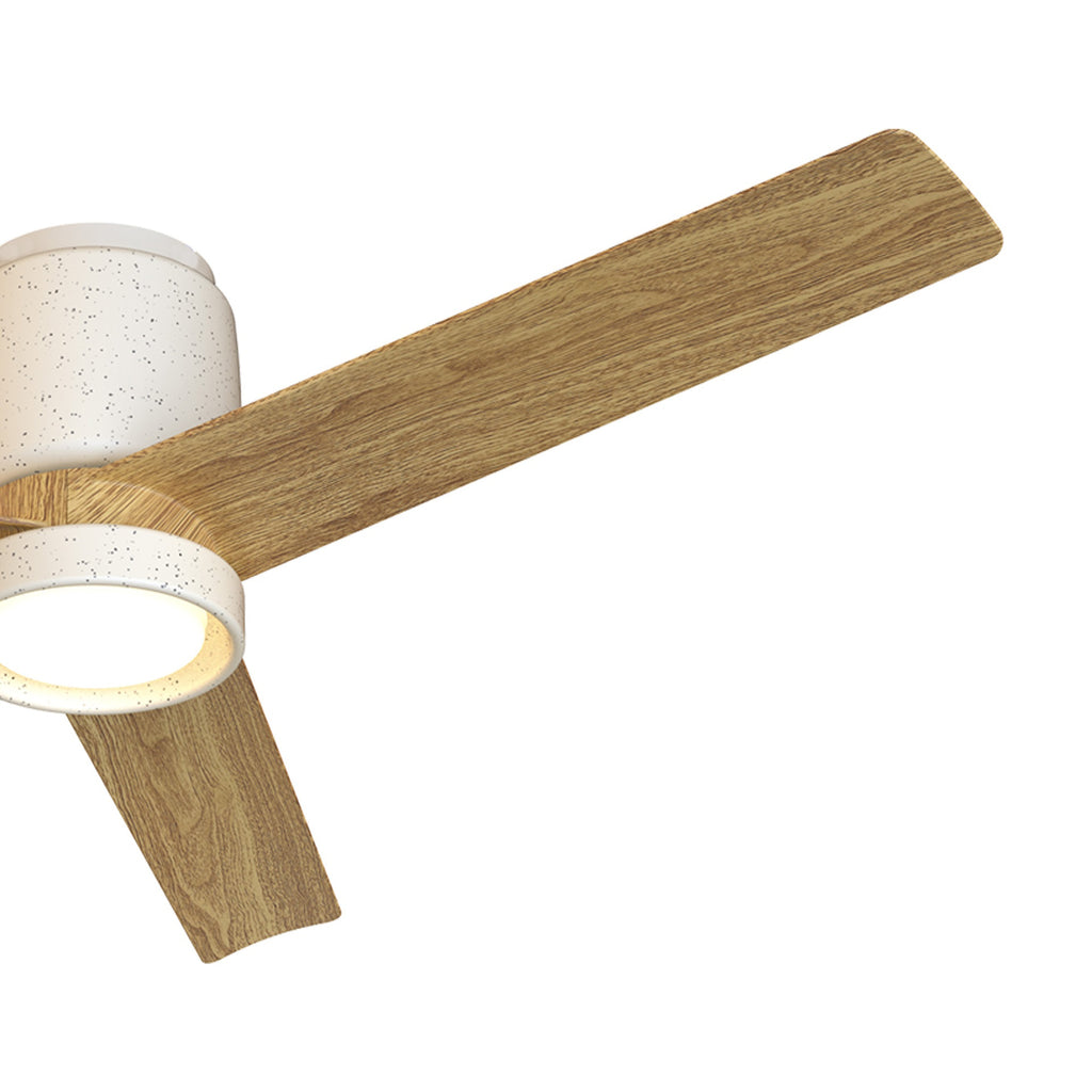 CERAMICA M * PLAFÓN / VENTILADOR - CERÁMICA BLANCA + MADERA