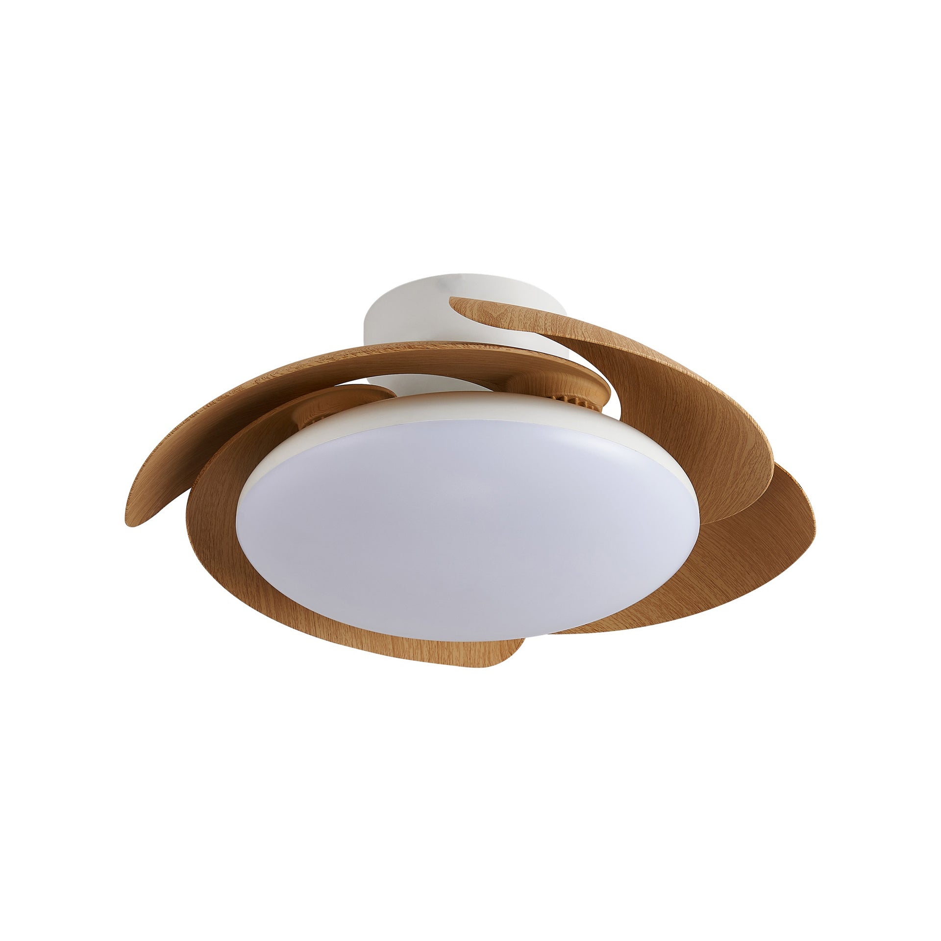 ALOHA II * PLAFÓN / VENTILADOR - BLANCO-MADERA