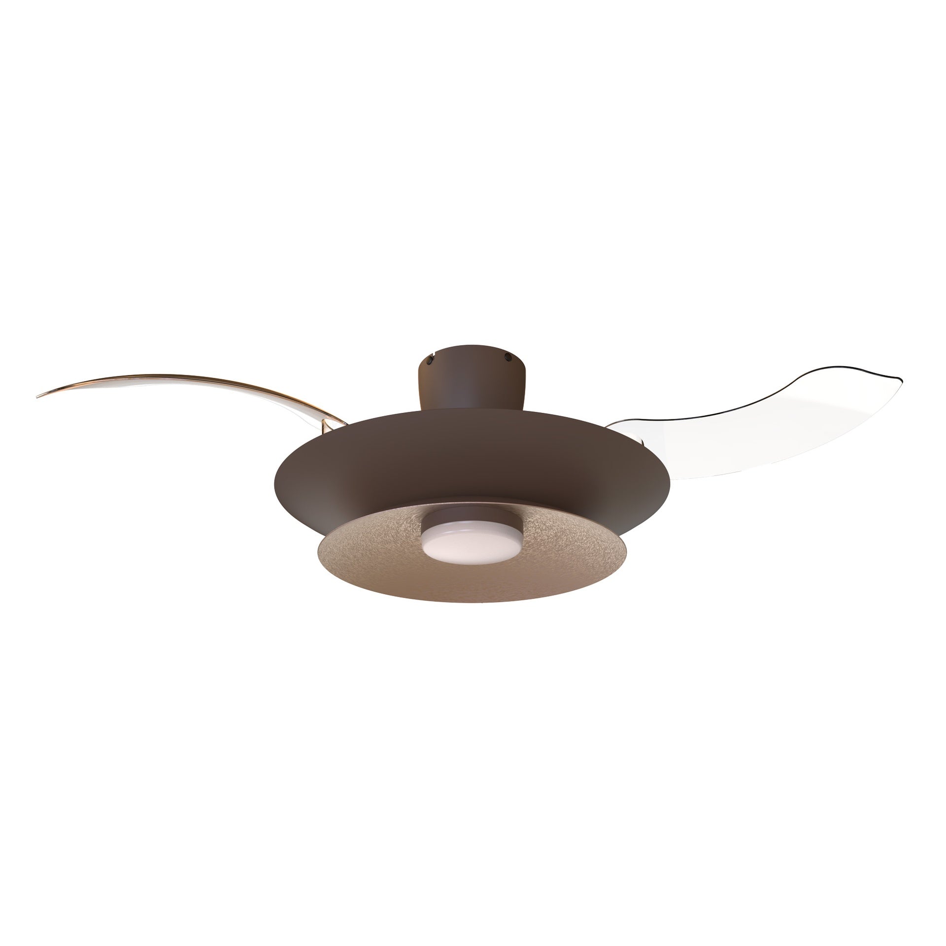 PATAGONIA * PLAFON / VENTILADOR - CAFE + COBRE CEPILLADO