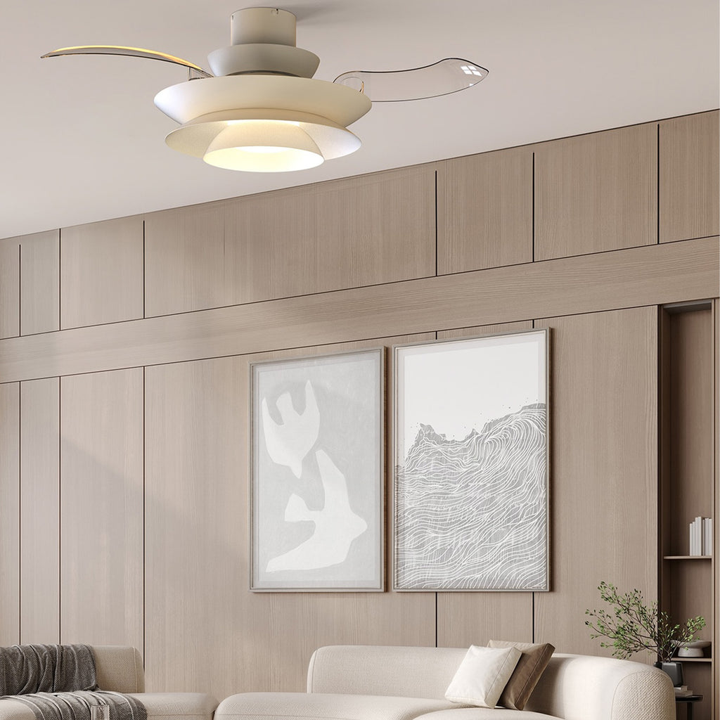 ACONCAGUA * Plafon/Ventilador Led - Blanco