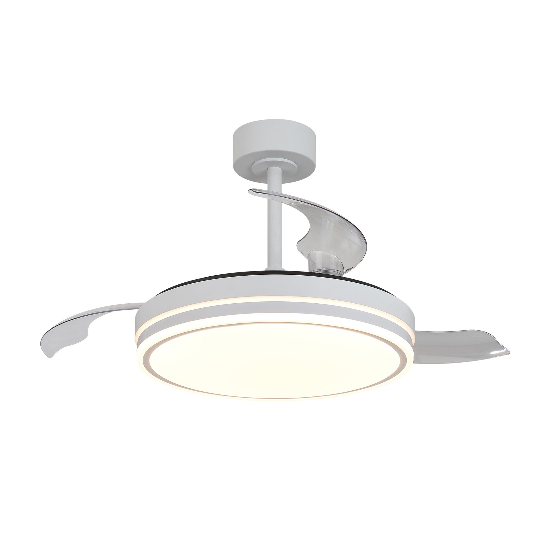 LUNA S * VENTILADOR PEQUEÑO LED - BLANCO