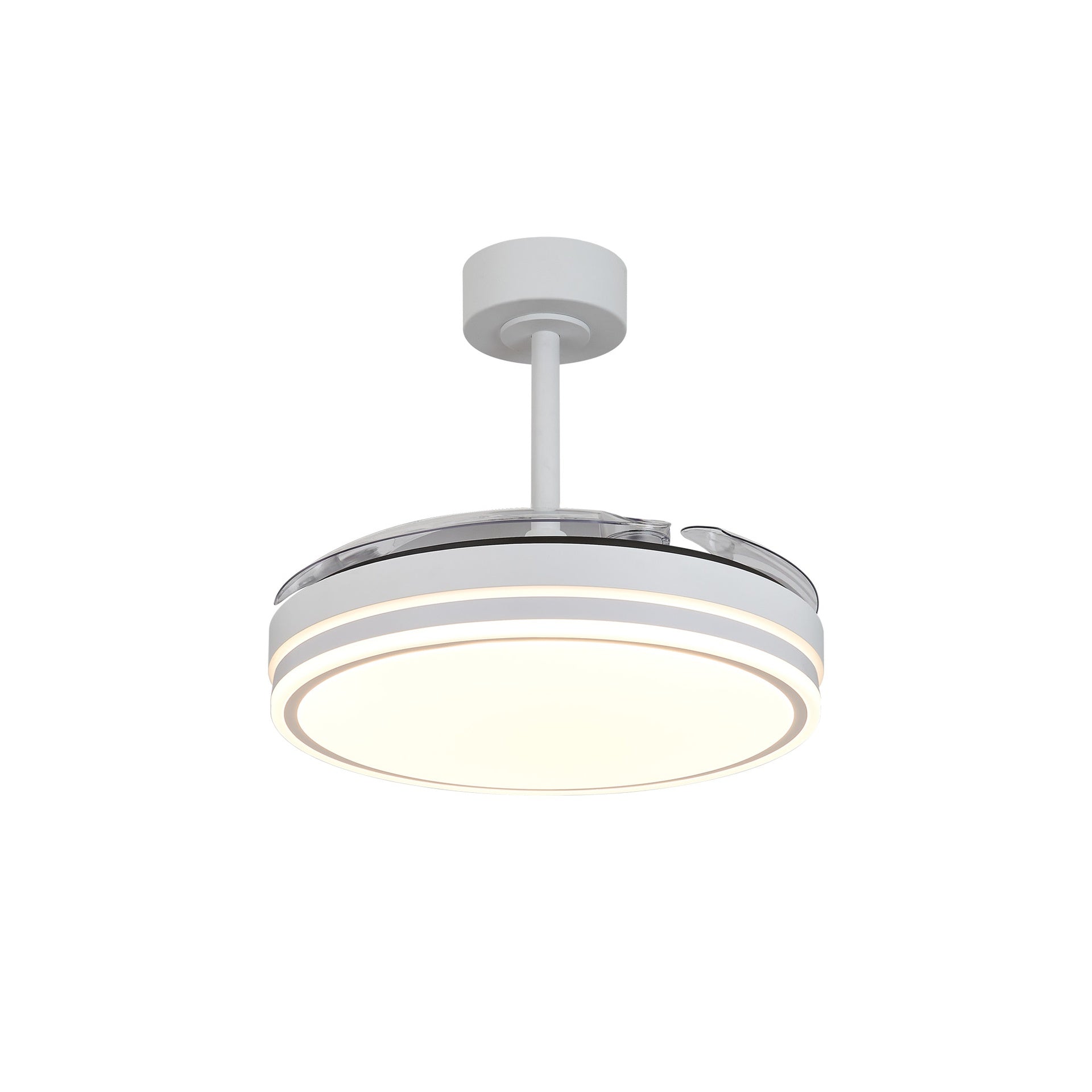LUNA S * VENTILADOR PEQUEÑO LED - BLANCO