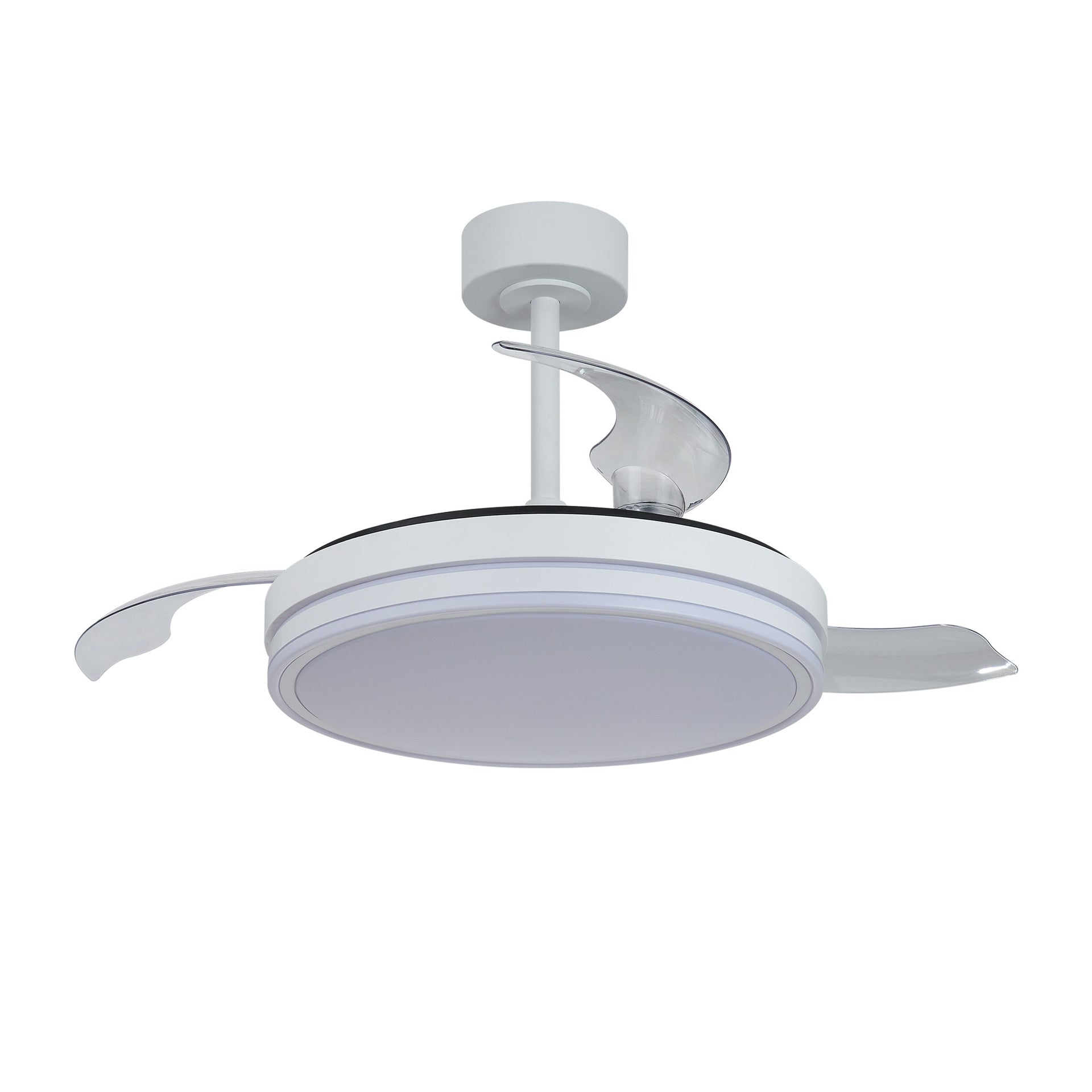 LUNA S * VENTILADOR PEQUEÑO LED - BLANCO