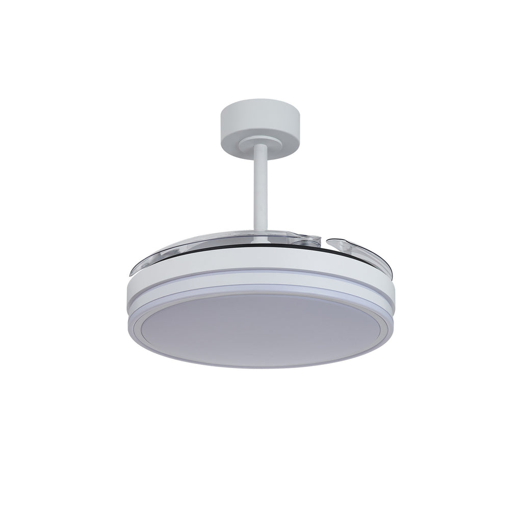 LUNA S * VENTILADOR PEQUEÑO LED - BLANCO